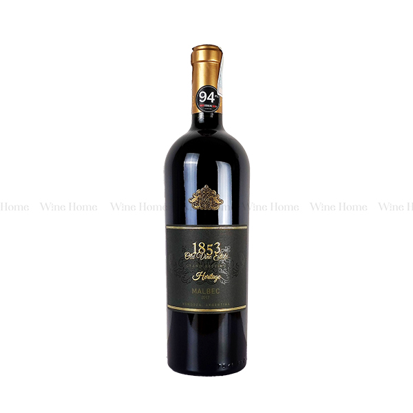 Rượu vang Argentina - 1853 Old Vine Estate Heritage Malbec 14,5%